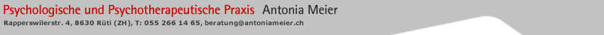 Psychologische Praxis - Antonia Meier